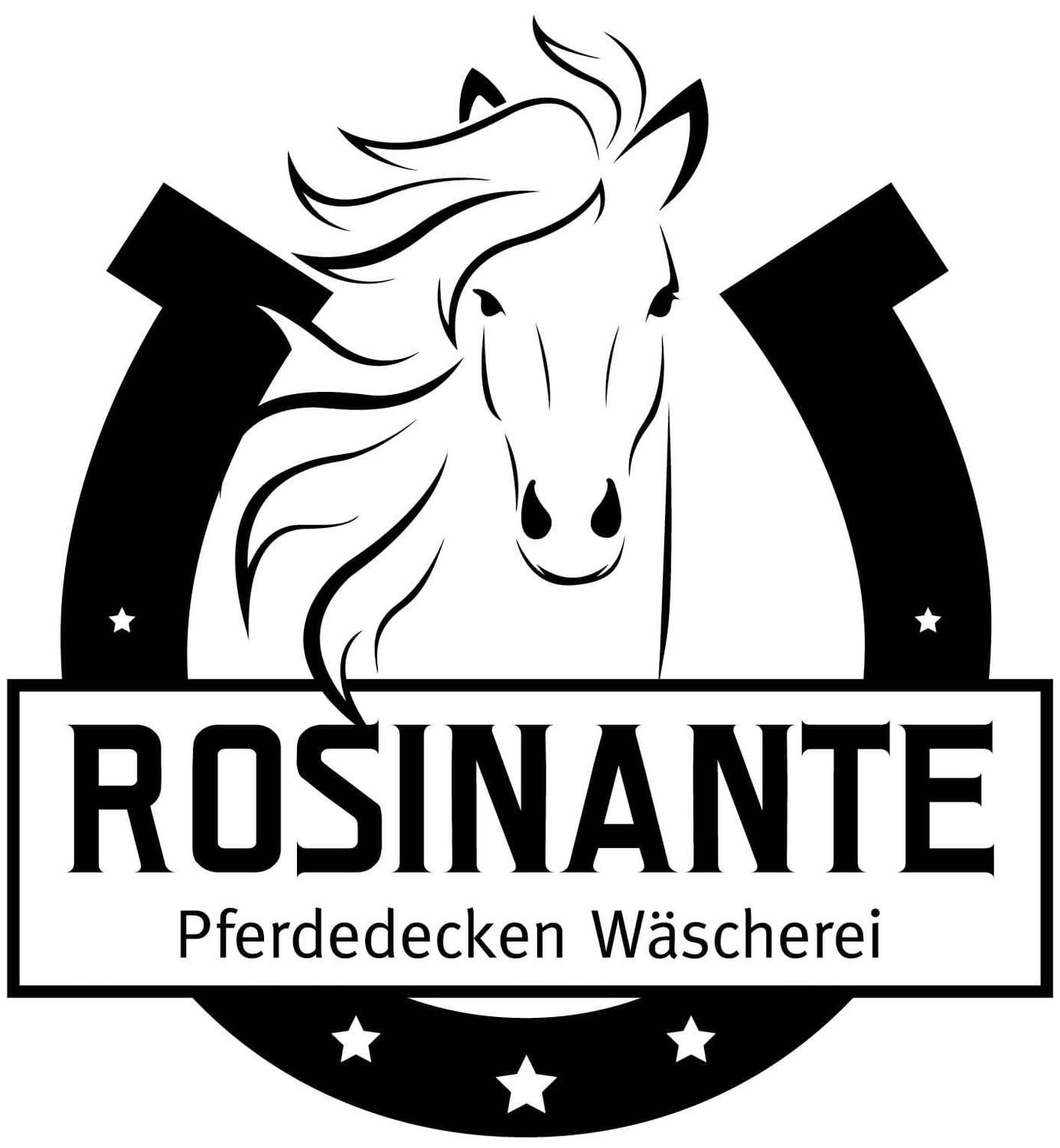 Logo von Rosinante Pferdedecken Wäscherei.